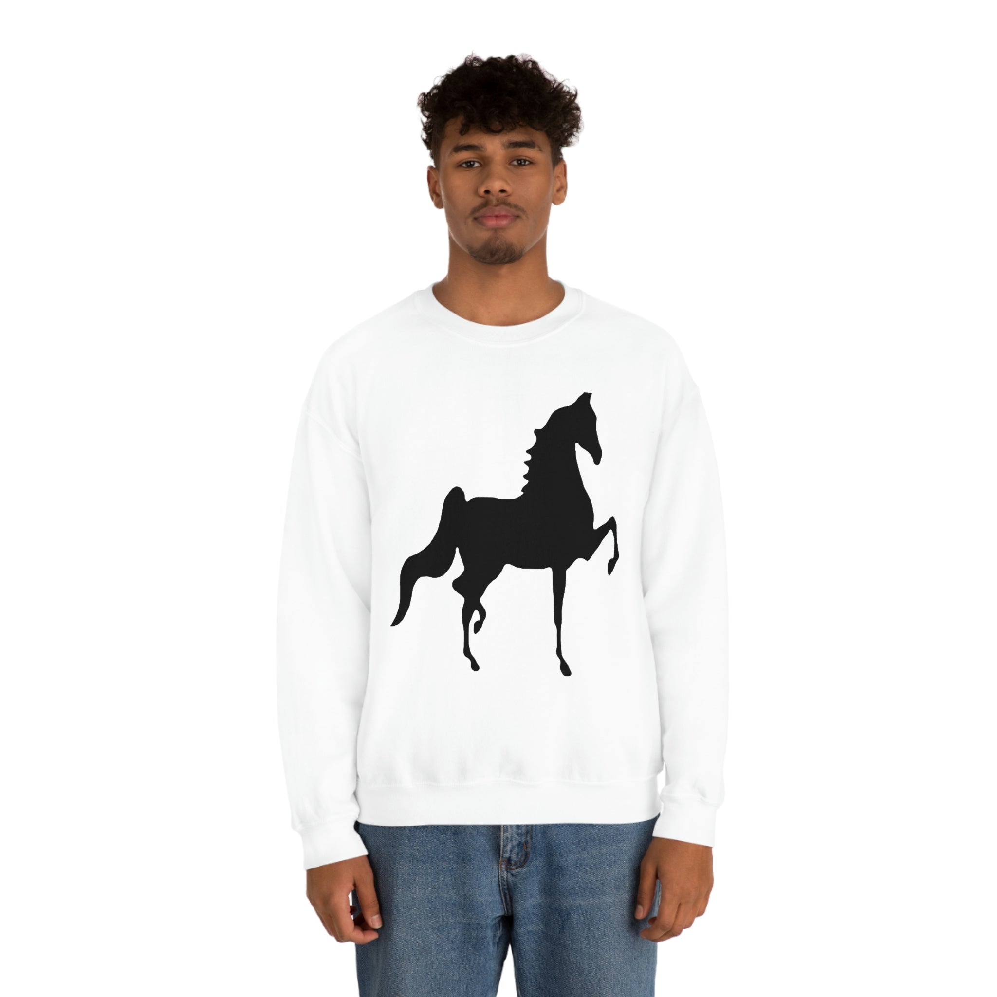 Saddlebred Print Unisex Heavy Blend™ Crewneck Sweatshirt