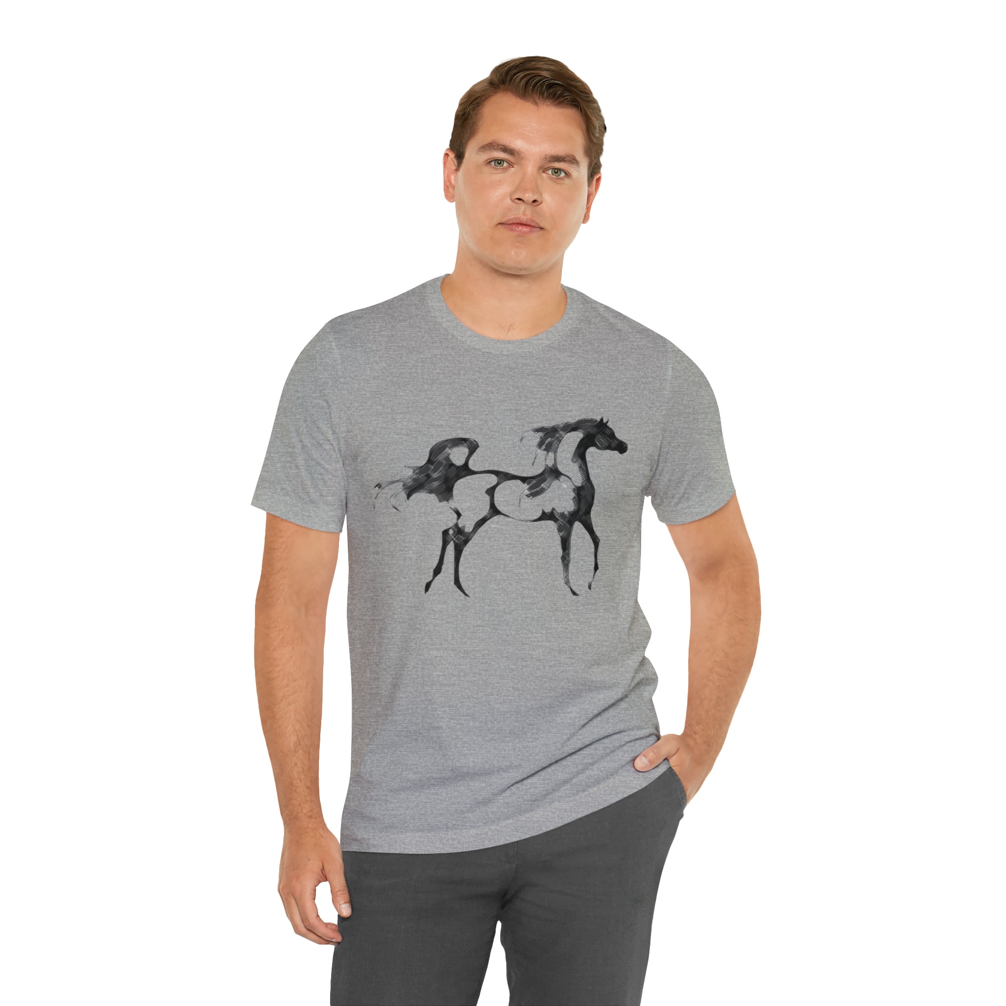 Unisex Jersey Short Sleeve Tee Arabian Horse Print