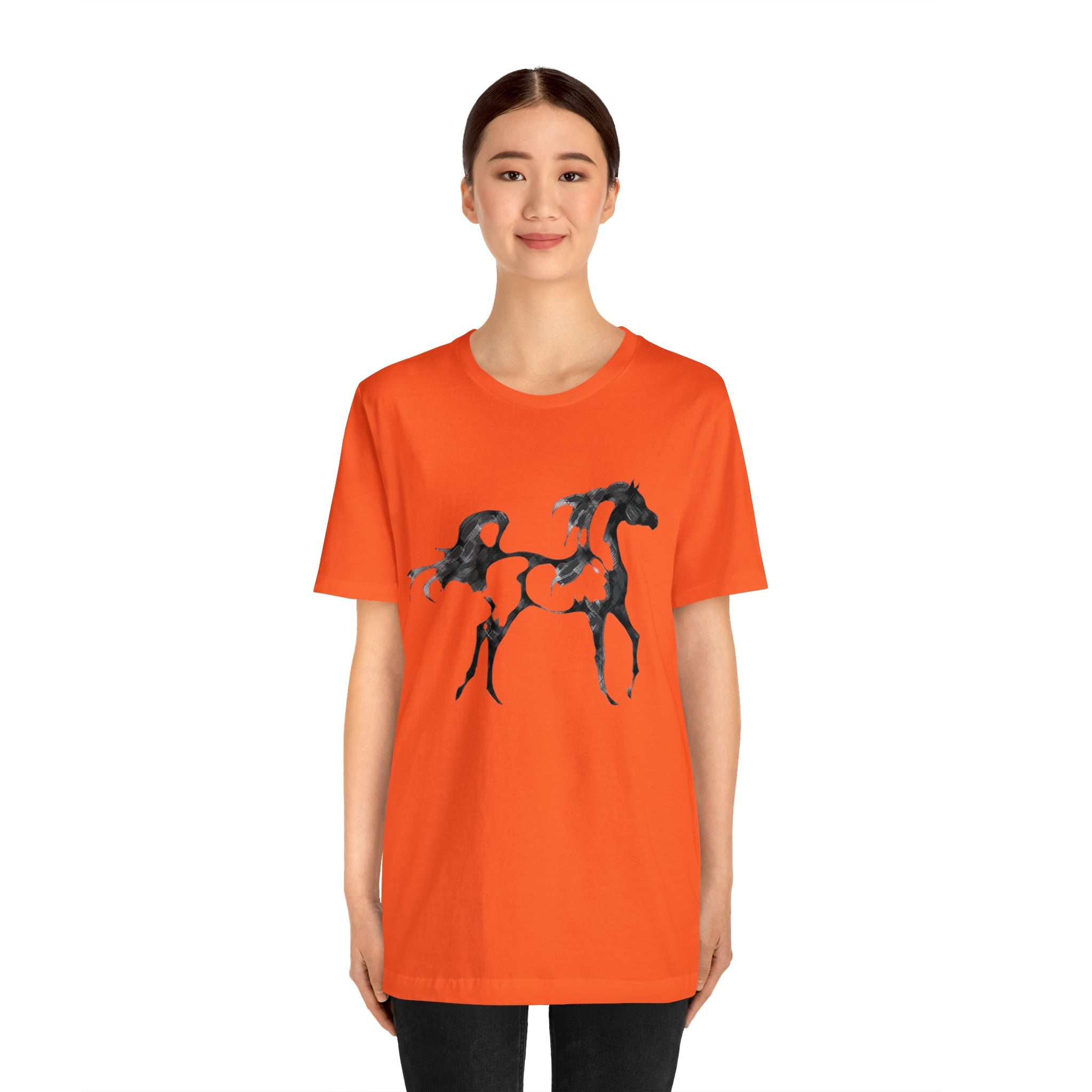 Unisex Jersey Short Sleeve Tee Arabian Horse Print