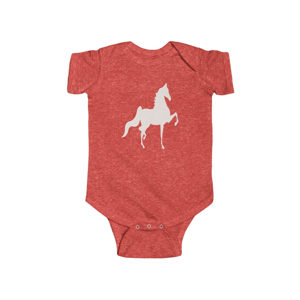 Saddlebred Print Infant Fine Jersey Bodysuit