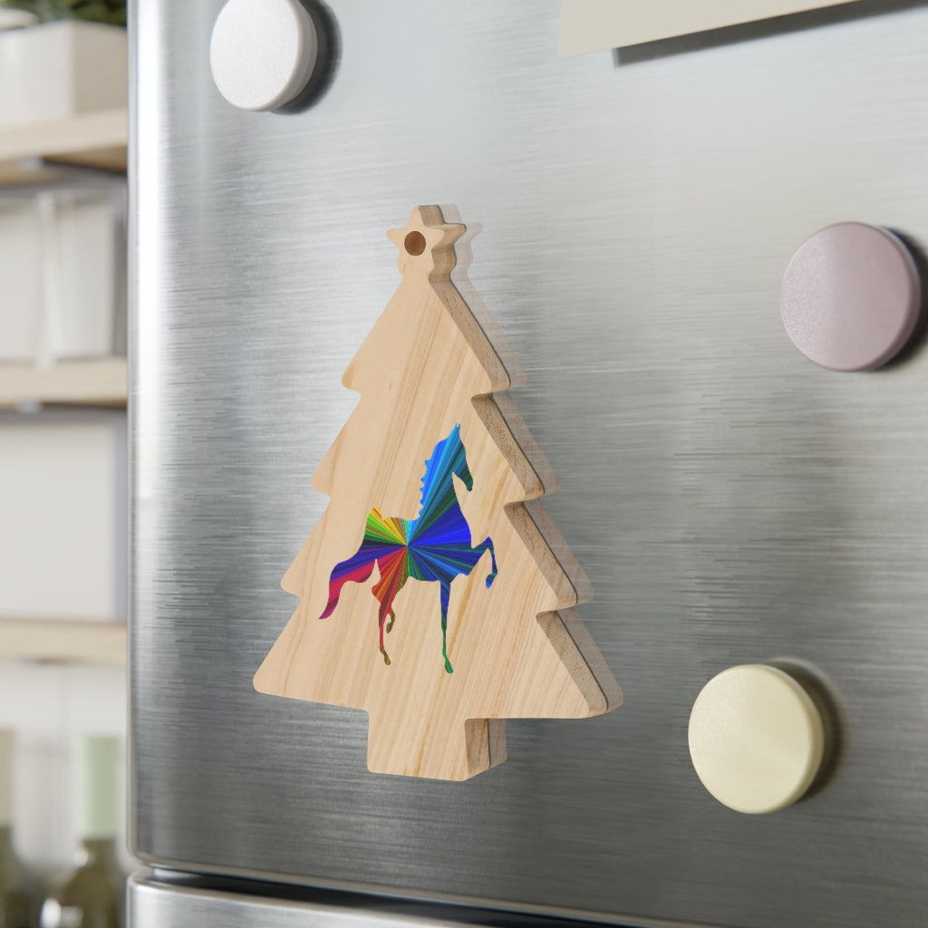 Saddlebred Wooden Christmas Ornaments