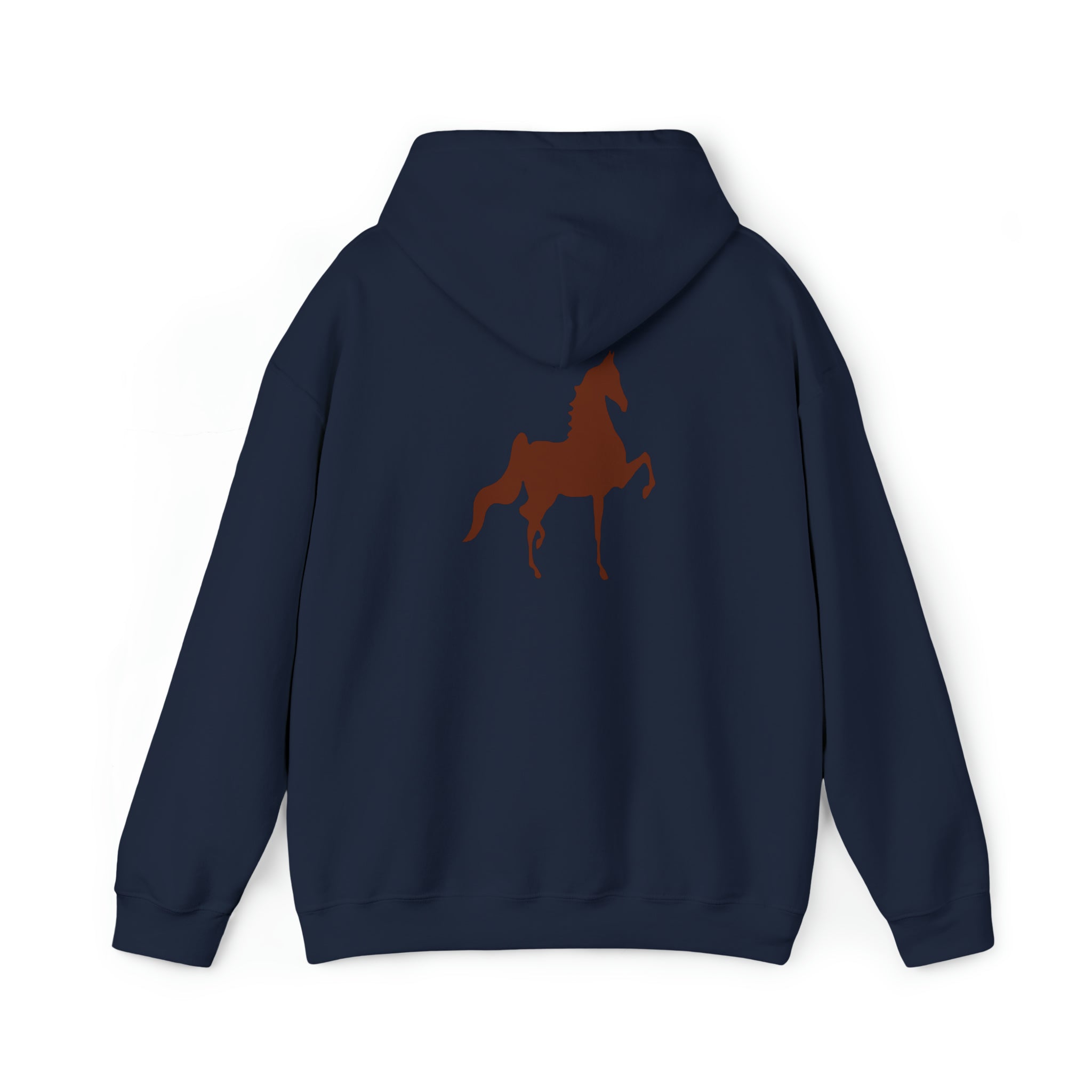 Unisex Heavy Blend™ Hooded Sweatshirt Front and Back Saddlebred Print