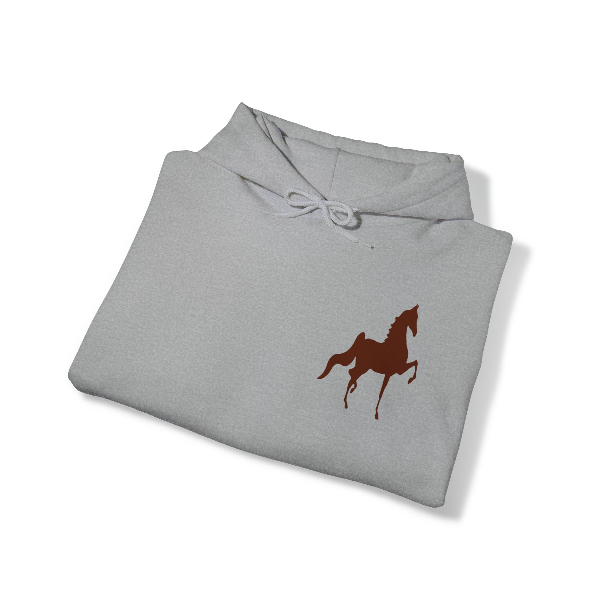 Unisex Heavy Blend™ Hooded Sweatshirt Front and Back Saddlebred Print