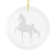 Saddlebred Glass Ornament