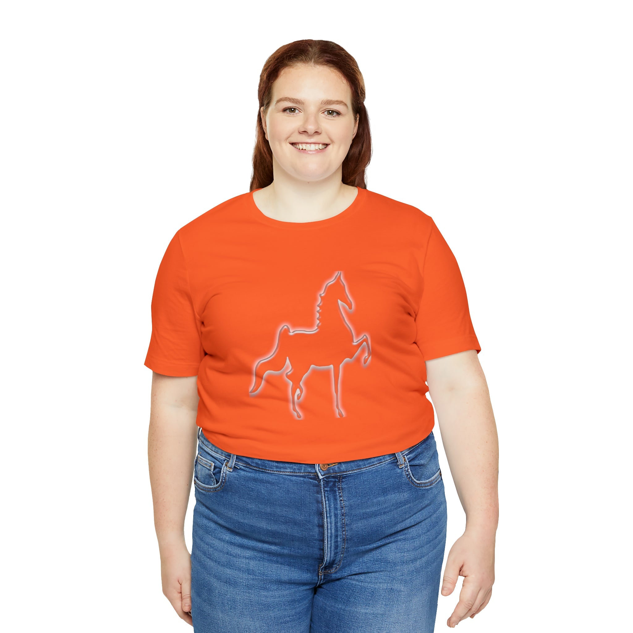 Unisex Jersey Short Sleeve Tee Saddlebred Print