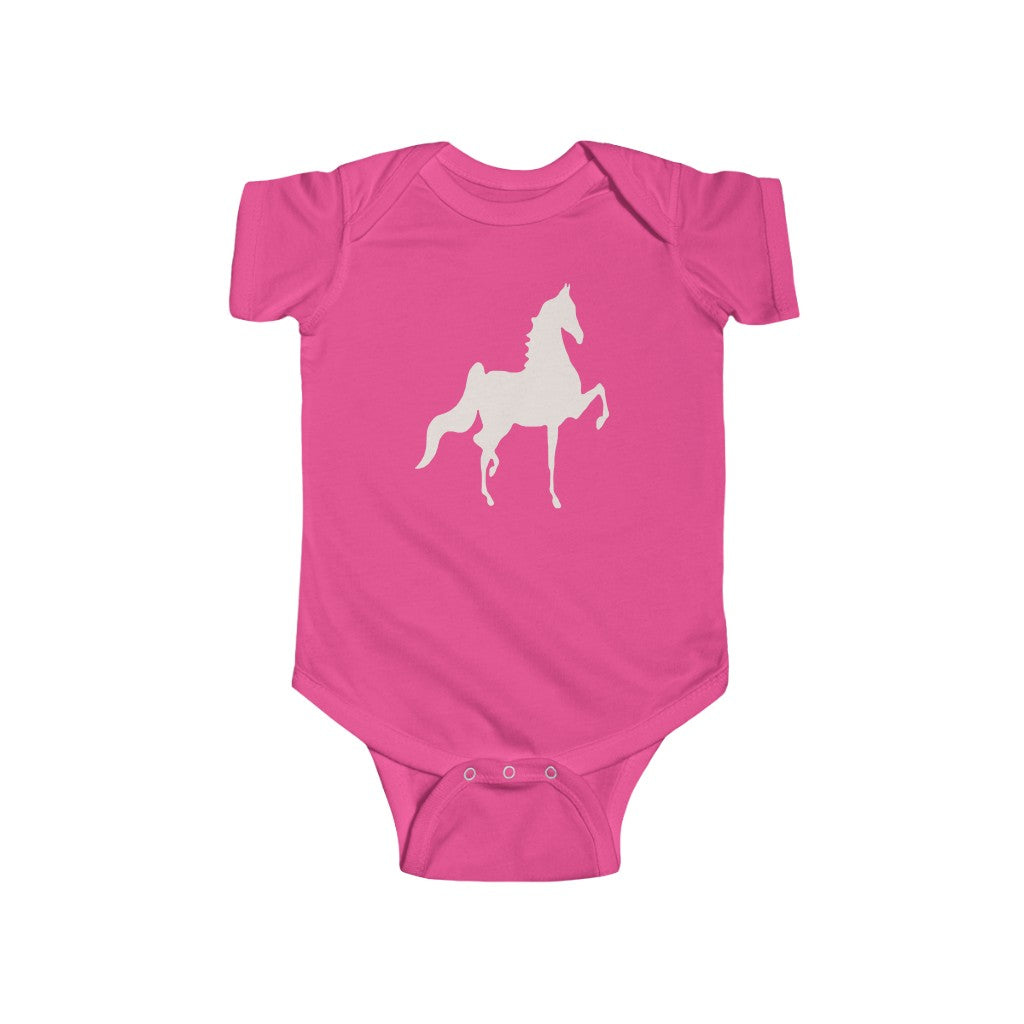 Saddlebred Print Infant Fine Jersey Bodysuit