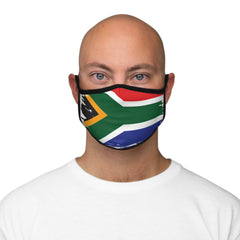 SA Flag Fitted Polyester Face Mask