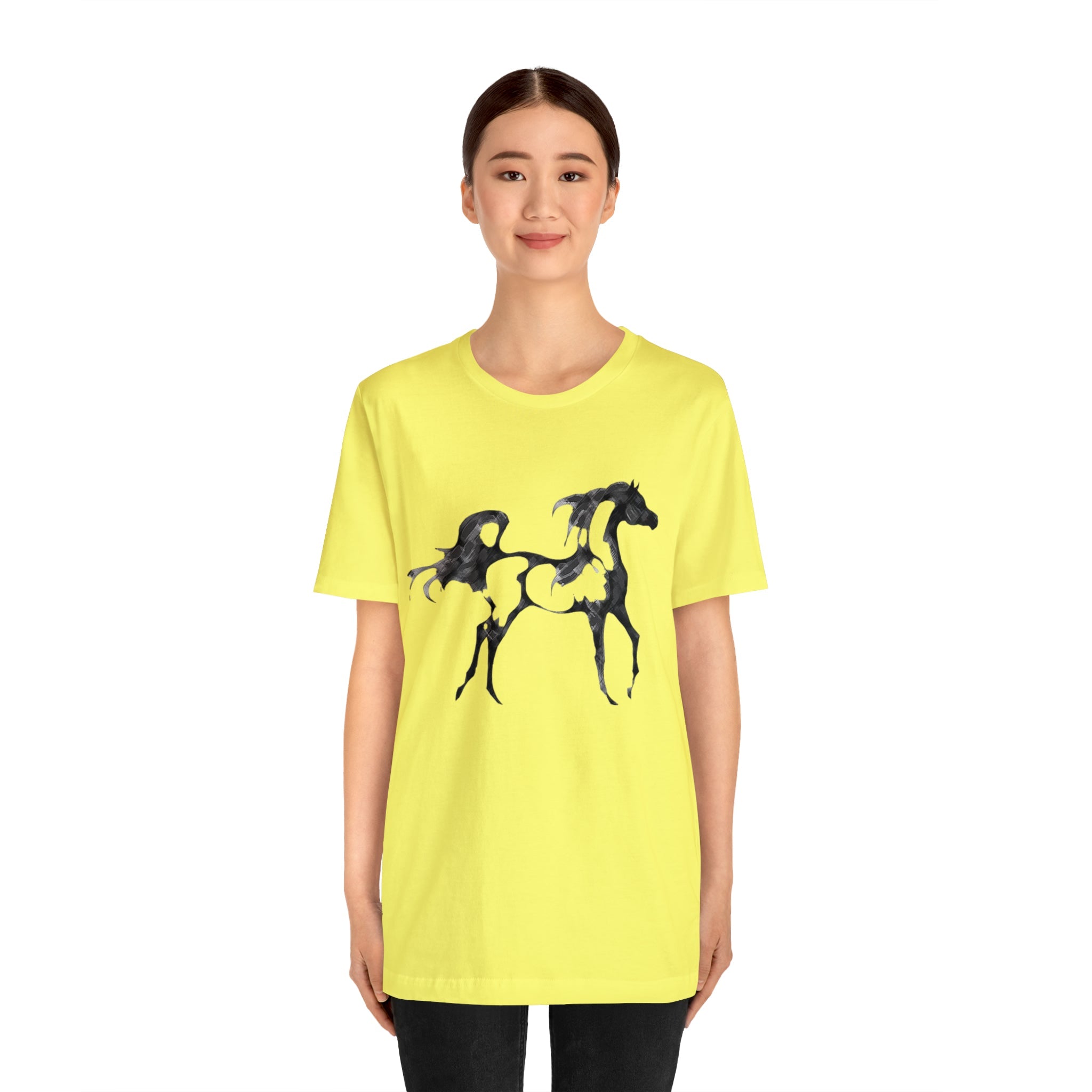 Unisex Jersey Short Sleeve Tee Arabian Horse Print