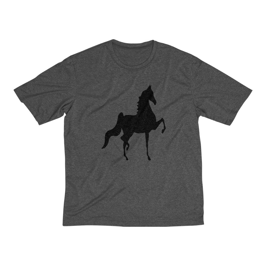 Saddlebred front and back Print Men's Heather Dri-Fit Tee