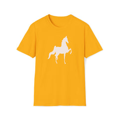 Saddlebred Printed Men's Fitted Short Sleeve Tee - AdeleEmbroidery