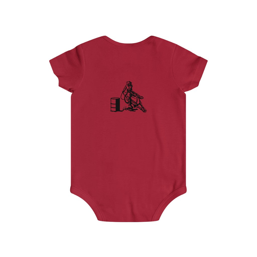 Barrel Racer Infant Rip Snap Tee