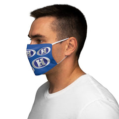 Haskell Snug-Fit Polyester Face Mask Blue