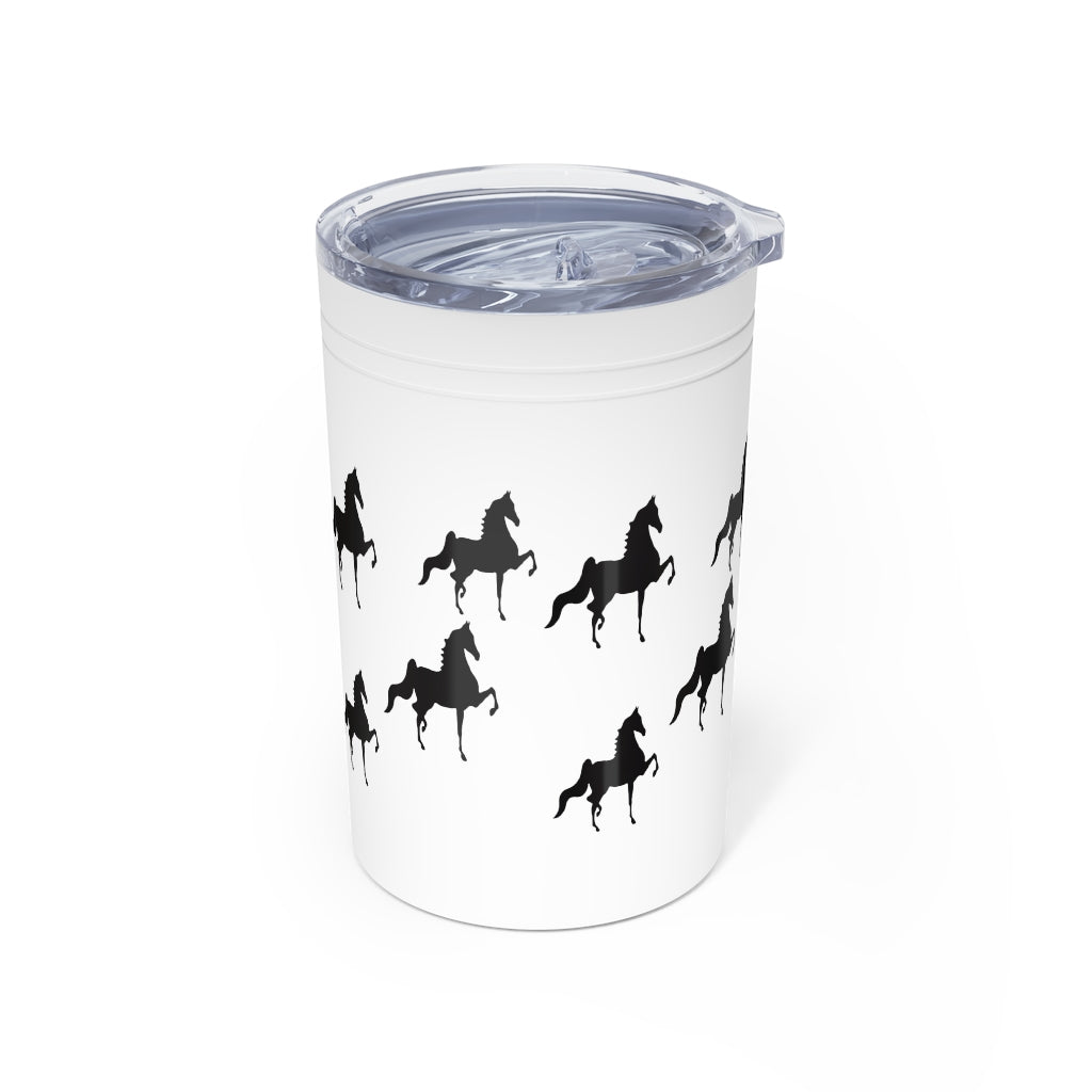 Saddlebred Print Vacuum Tumbler & Insulator, 11oz.