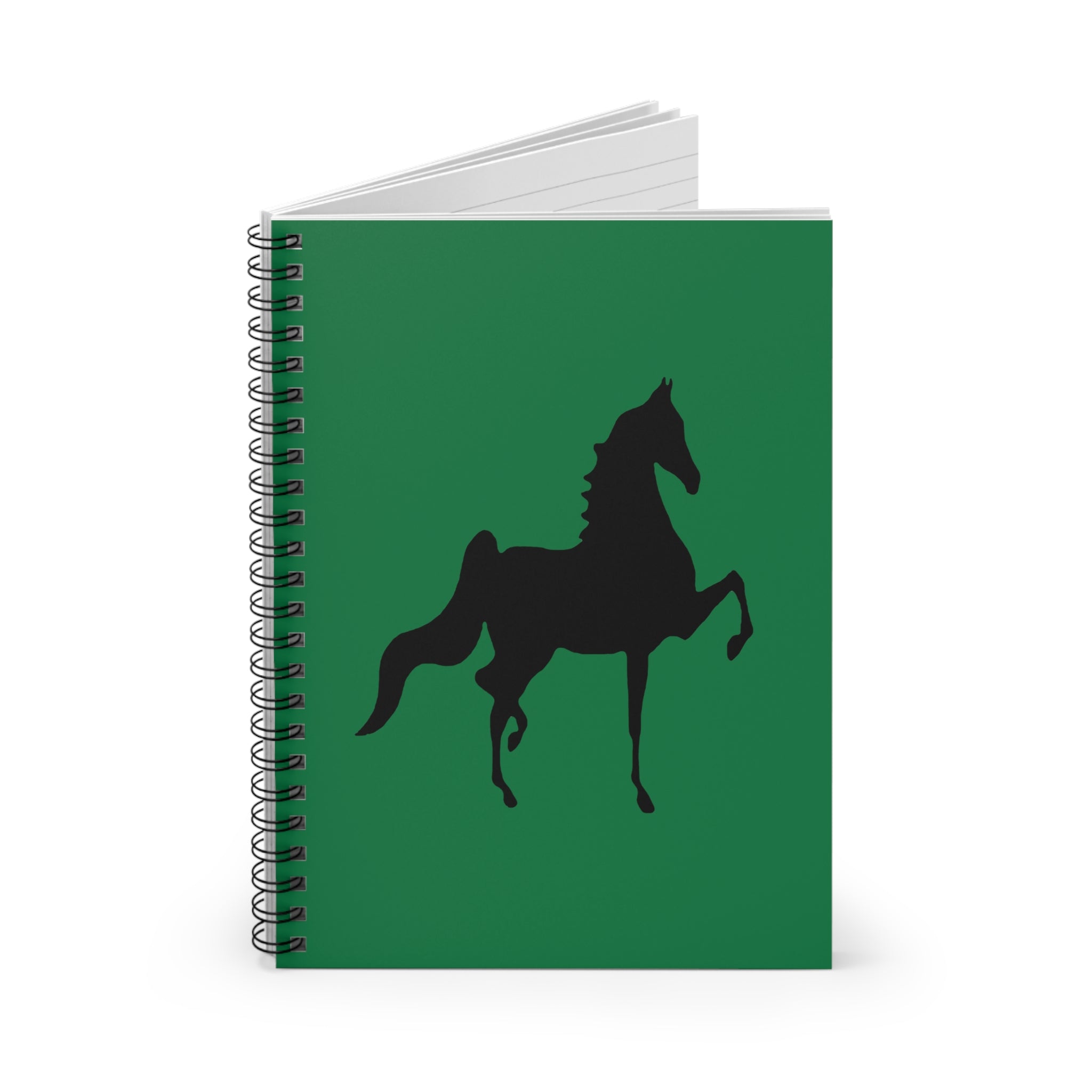 Spiral Notebook - Ruled Line Saddlebred Print