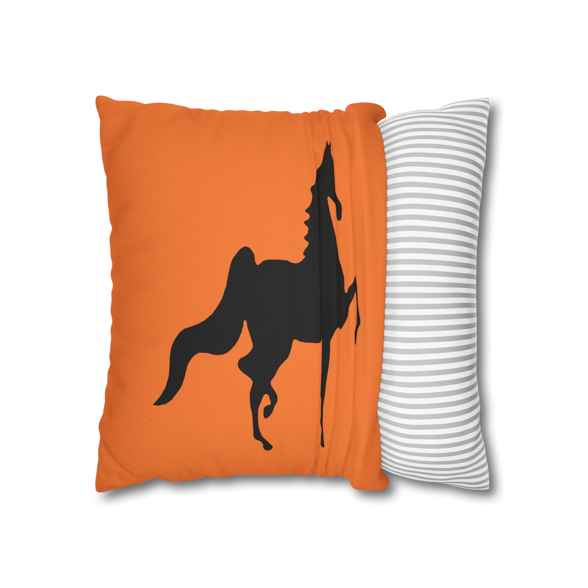 Saddlebred Print Spun Polyester Square Pillow Case