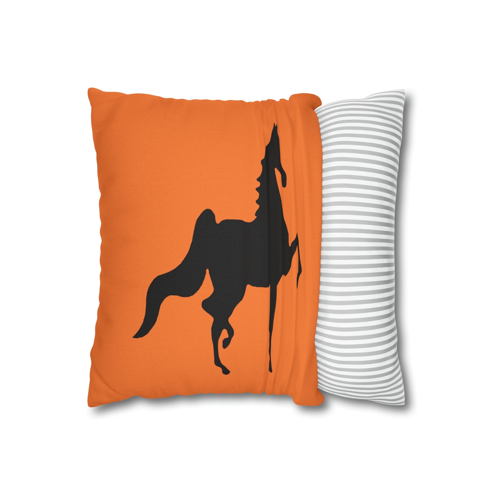 Saddlebred Print Spun Polyester Square Pillow Case