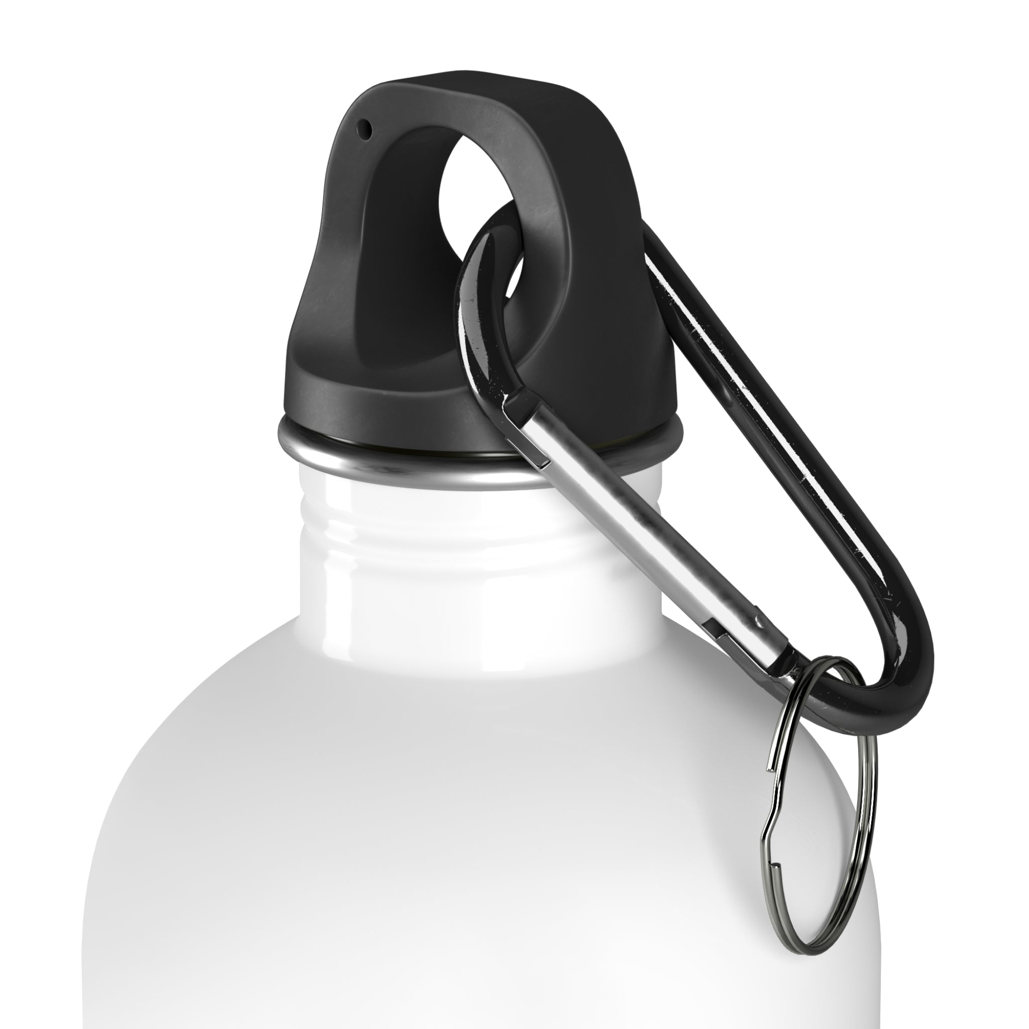 Saddlebred Print Stainless Steel Water Bottle WHITE