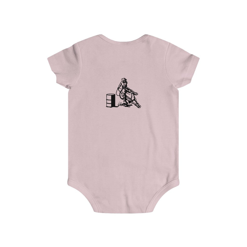 Barrel Racer Infant Rip Snap Tee