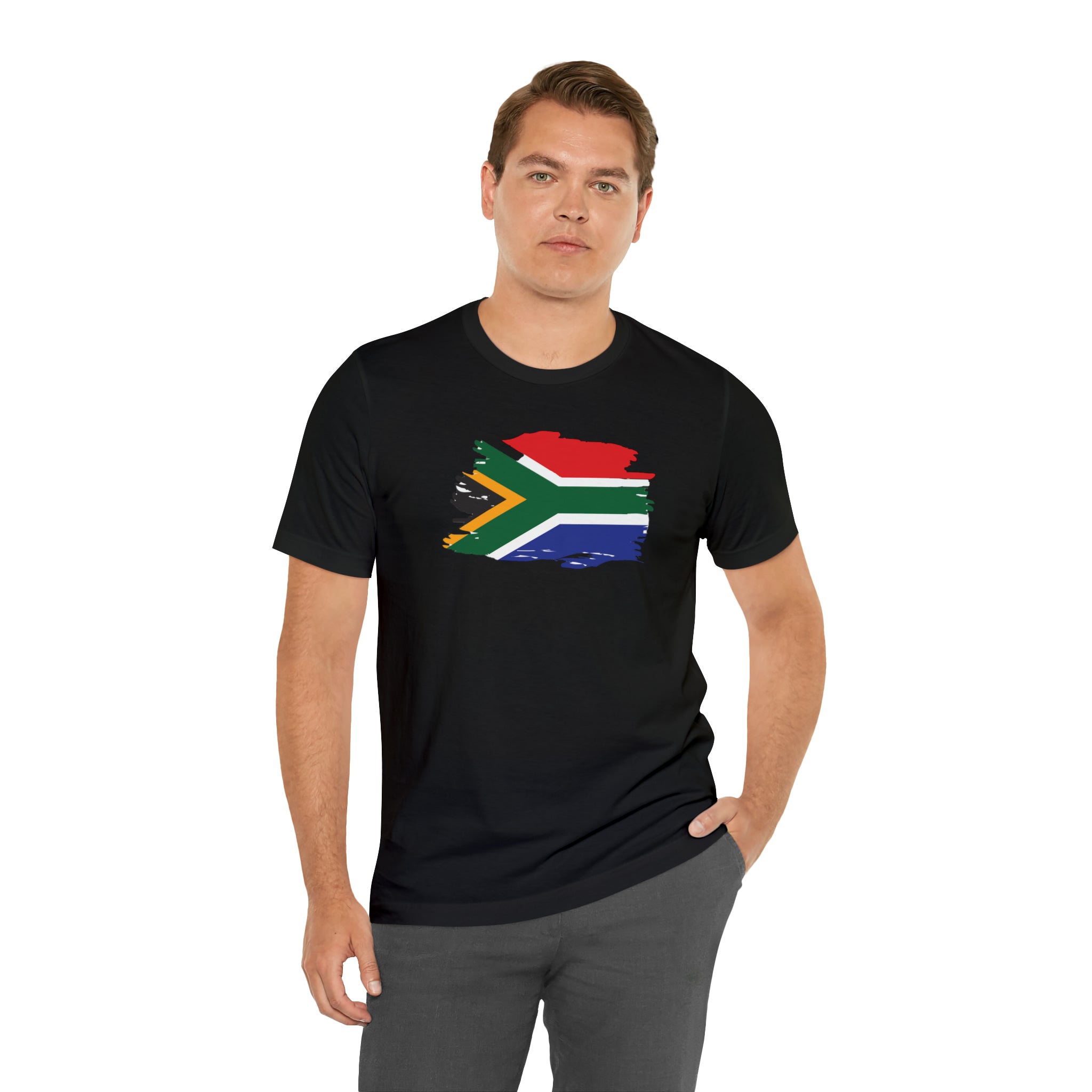 SA Flag Unisex Jersey Short Sleeve Tee