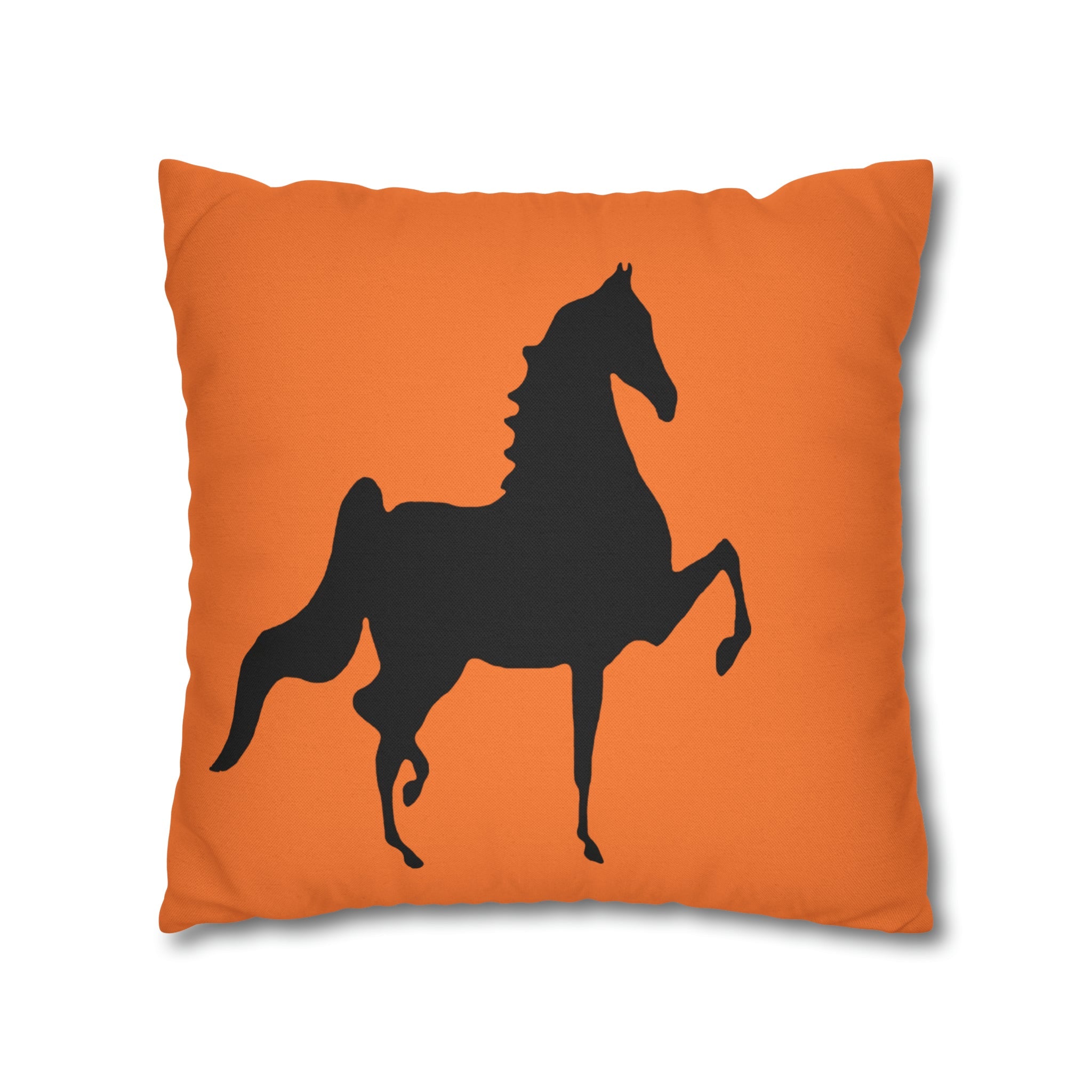 Saddlebred Print Spun Polyester Square Pillow Case