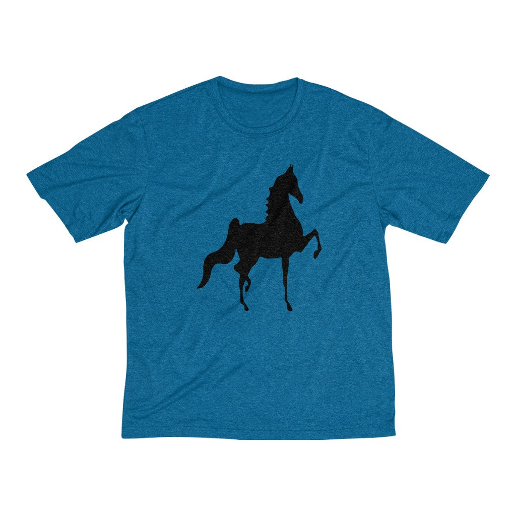 Saddlebred front and back Print Men's Heather Dri-Fit Tee