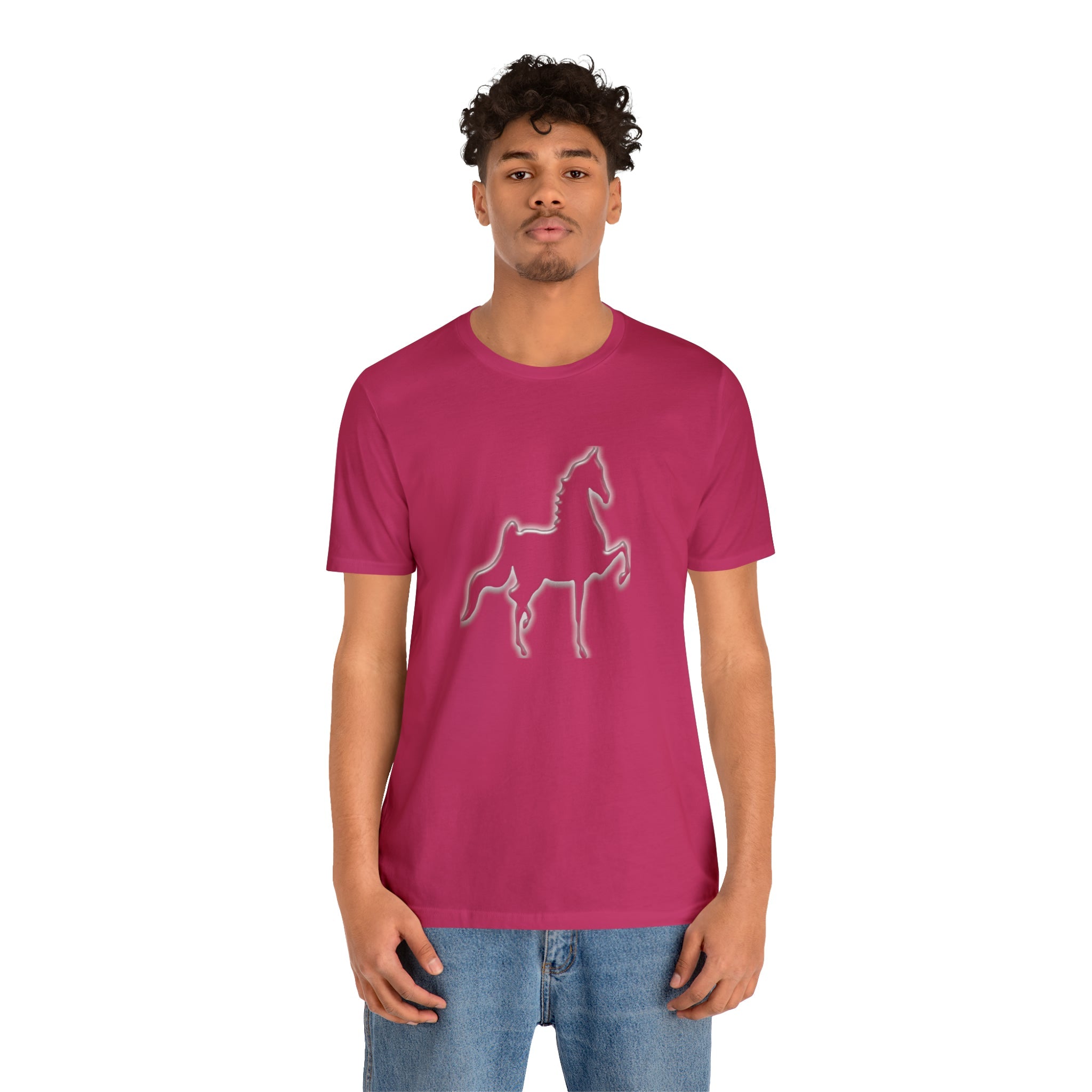 Unisex Jersey Short Sleeve Tee Saddlebred Print