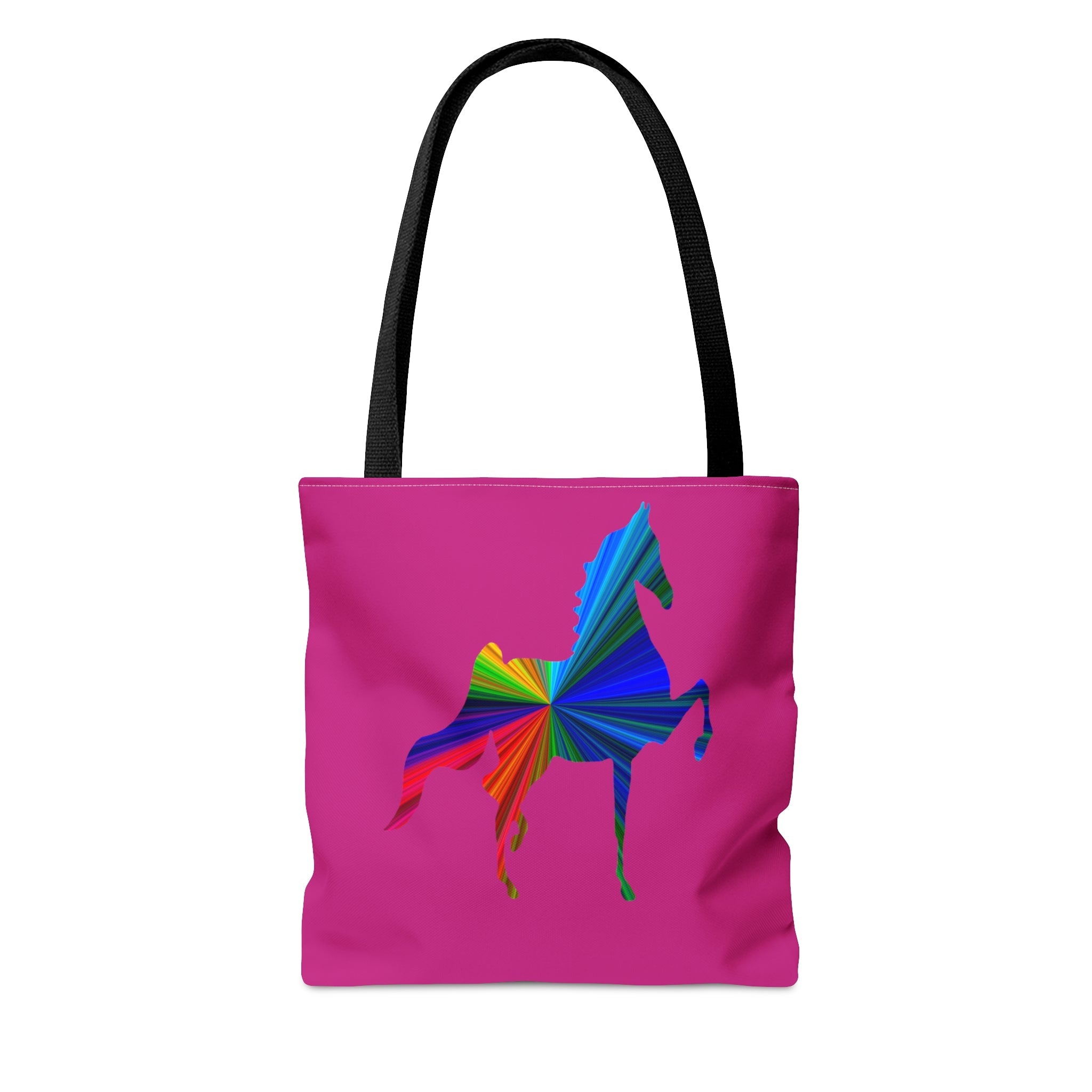 Saddlebred Multi Color Hot Pink Tote Bag