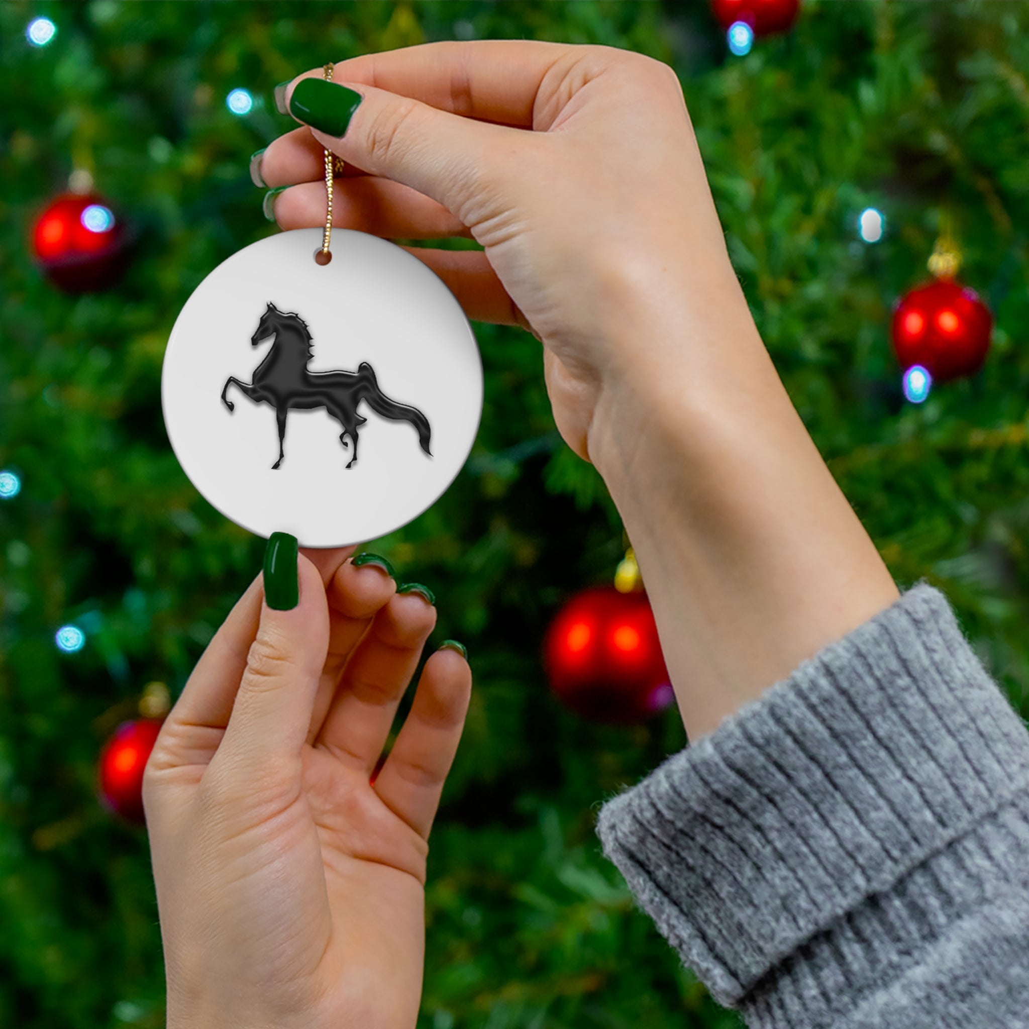 Ceramic Ornament, 4 Shapes