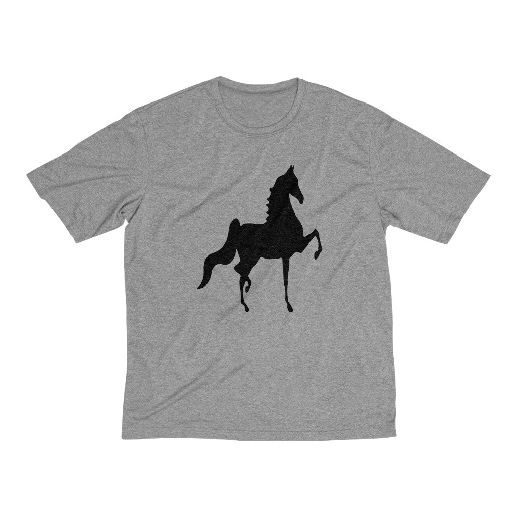 Saddlebred front and back Print Men's Heather Dri-Fit Tee