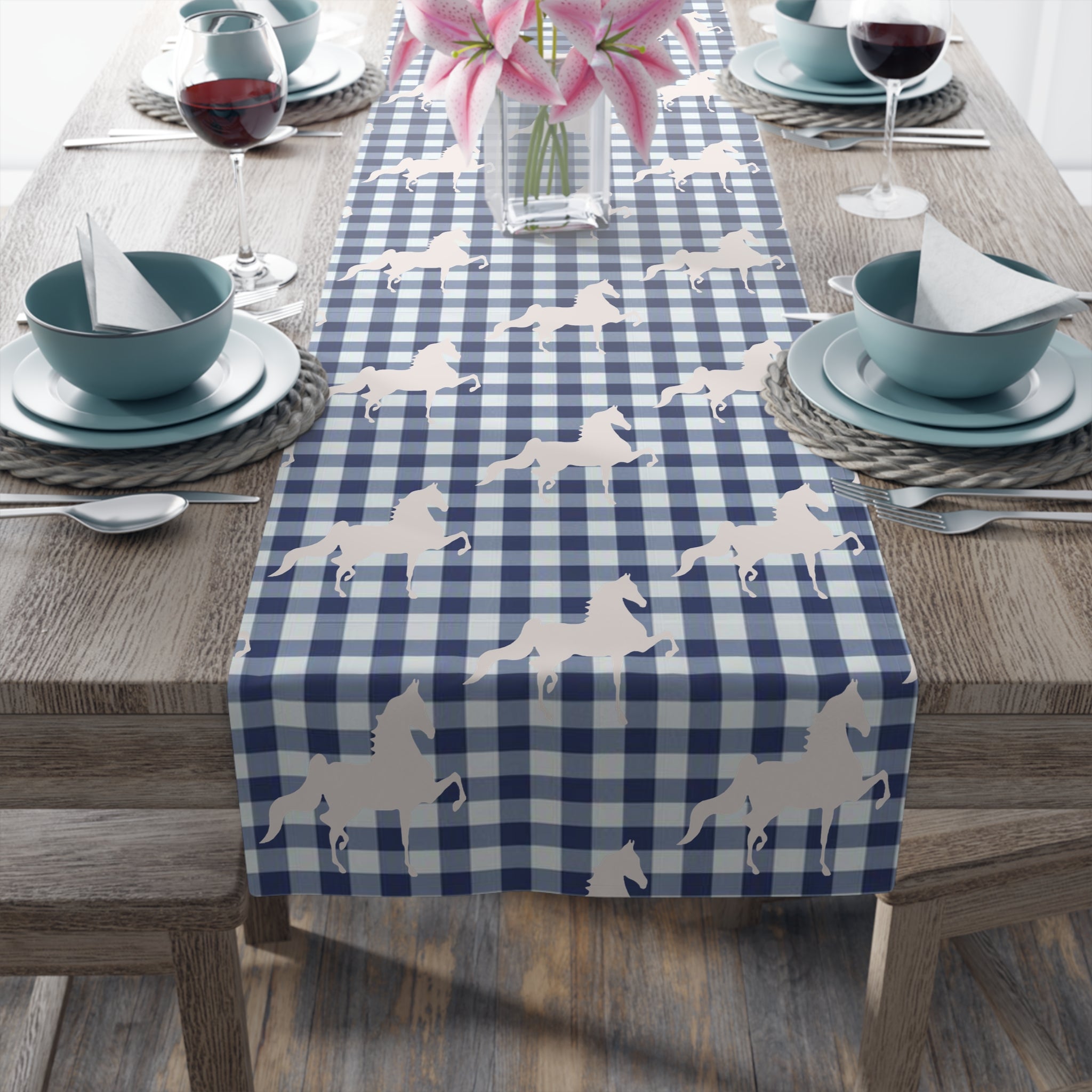 Saddlebred Table Runner (Cotton, Poly)