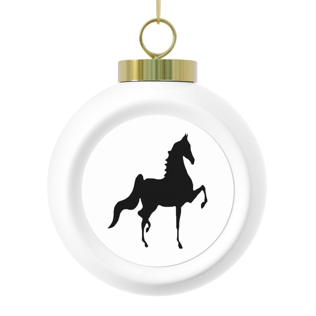 Saddlebred Christmas Ball Ornament