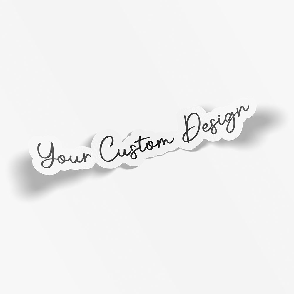 Custom 3" x 3" Sticker (white)