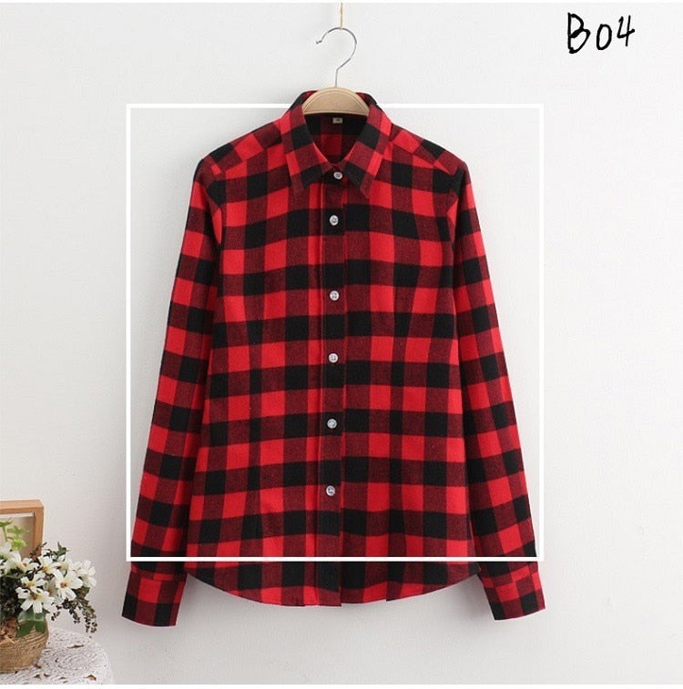 Women's Plaid Shirt