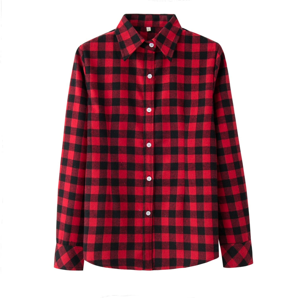 Woman's Flannel Plaid Shirt