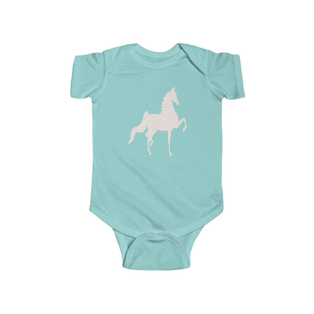 Saddlebred Print Infant Fine Jersey Bodysuit