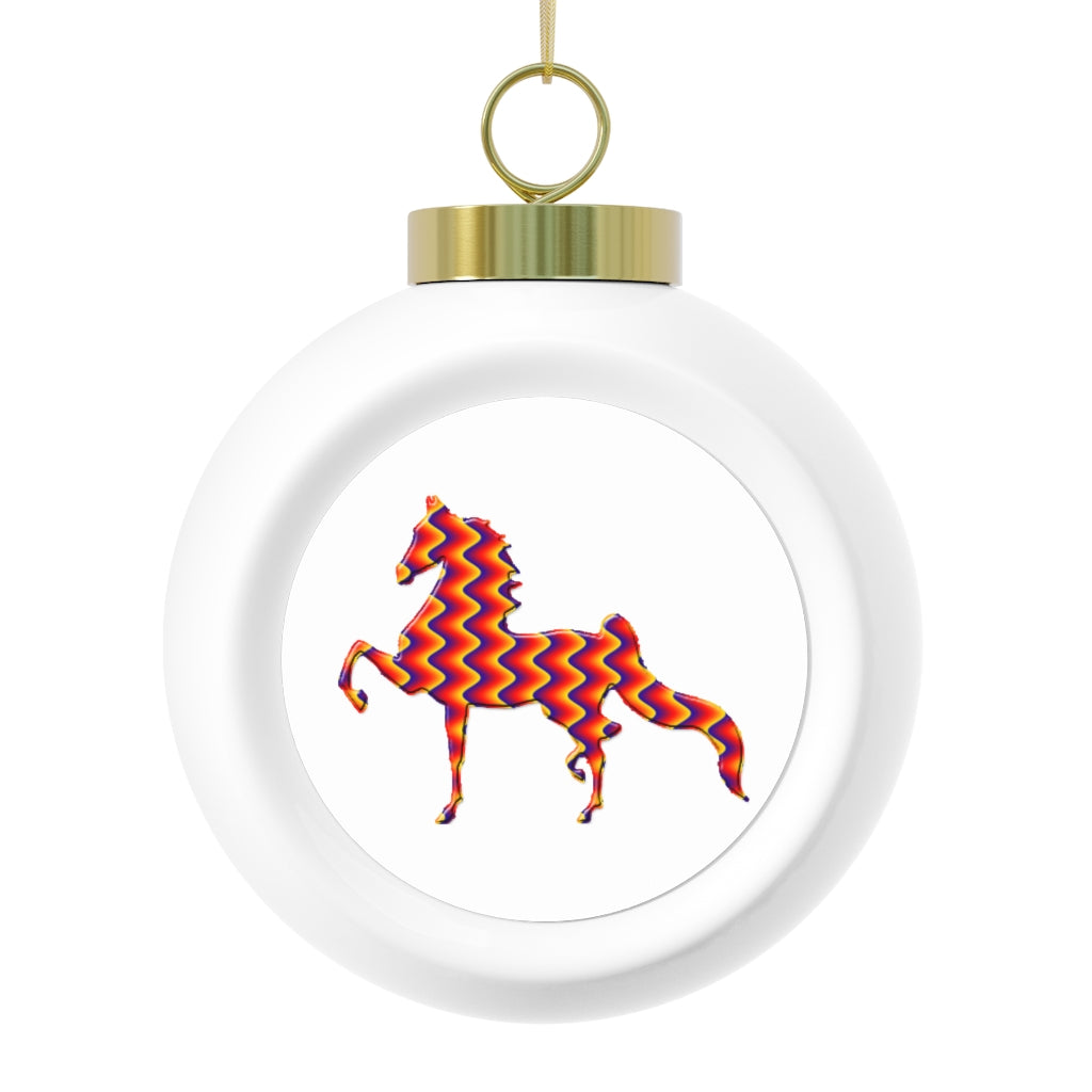 Saddlebred Christmas Ball Ornament