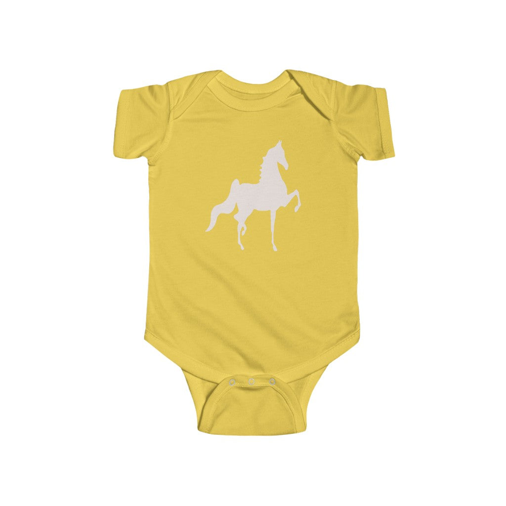 Saddlebred Print Infant Fine Jersey Bodysuit