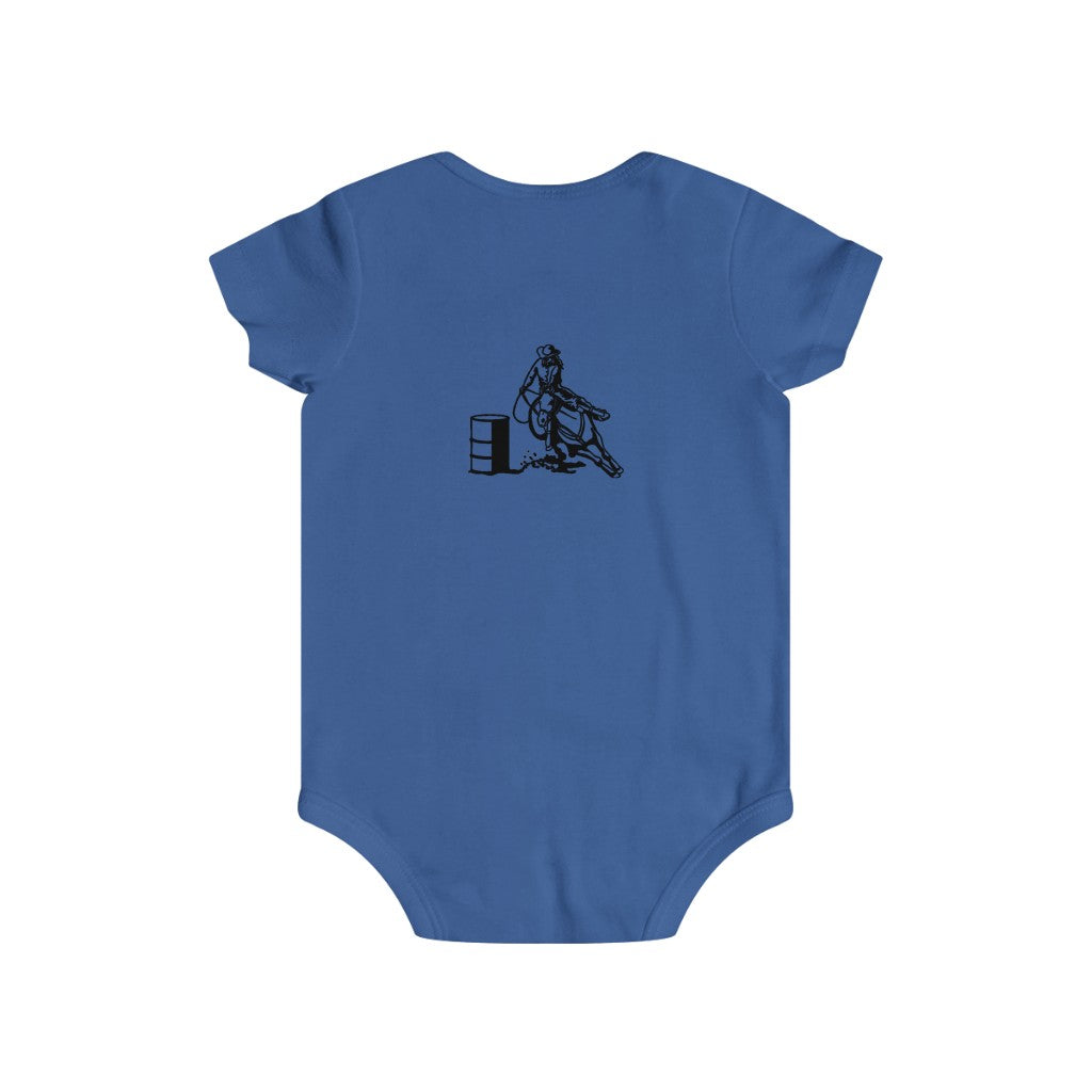 Barrel Racer Infant Rip Snap Tee