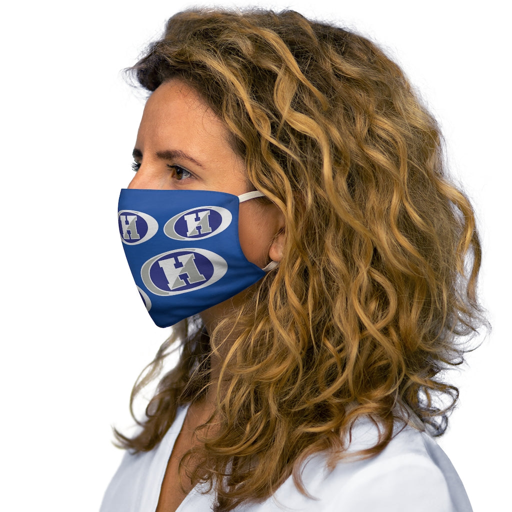 Haskell Snug-Fit Polyester Face Mask Blue