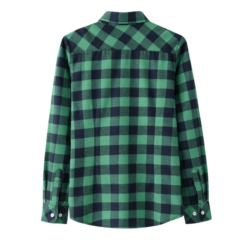 Woman's Flannel Plaid Shirt