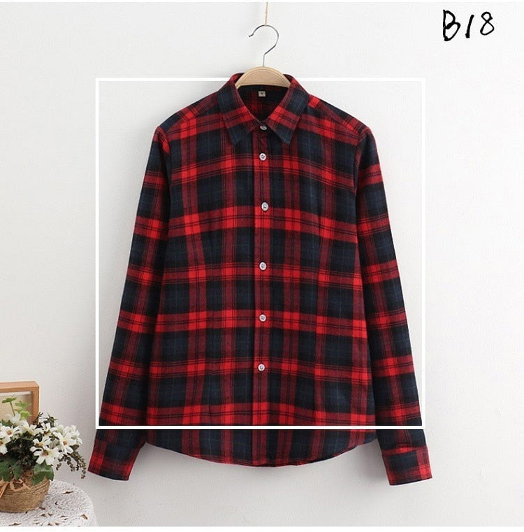 Women's Plaid Shirt