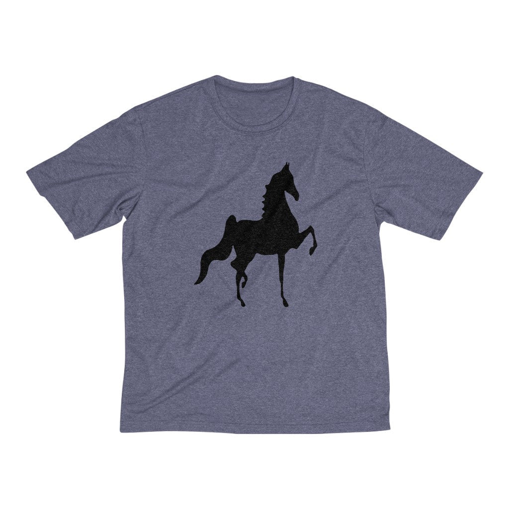 Saddlebred front and back Print Men's Heather Dri-Fit Tee