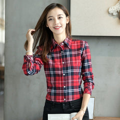 Women's Plaid Shirt