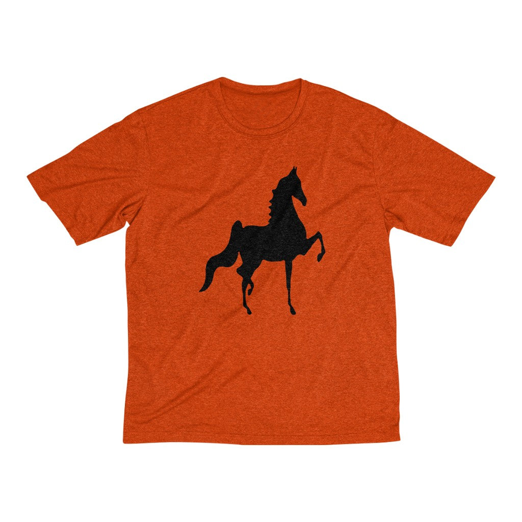 Saddlebred front and back Print Men's Heather Dri-Fit Tee