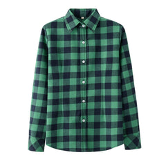 Woman's Flannel Plaid Shirt