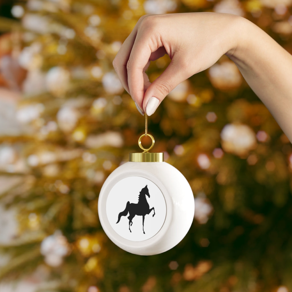 Saddlebred Christmas Ball Ornament