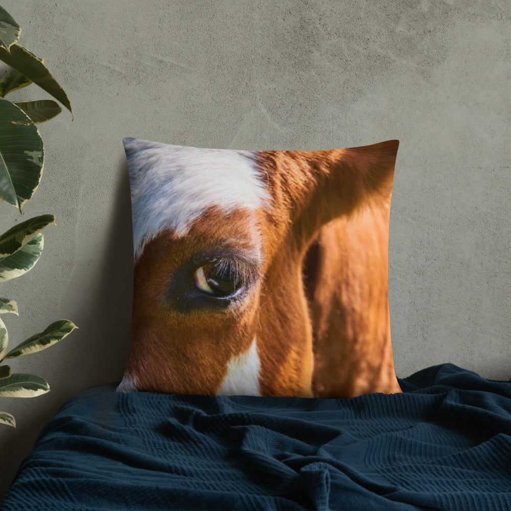 Cattle Print Basic Pillow