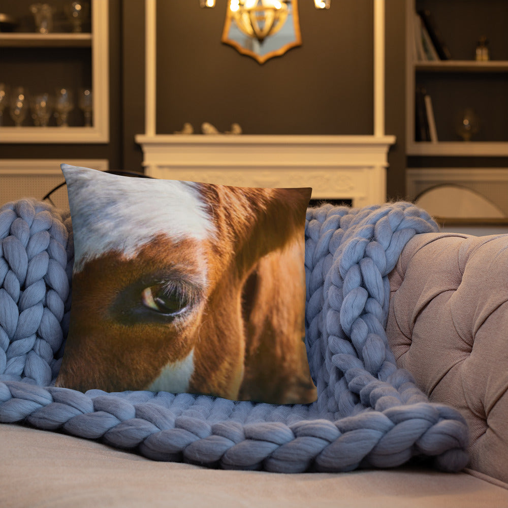 Cattle Print Basic Pillow