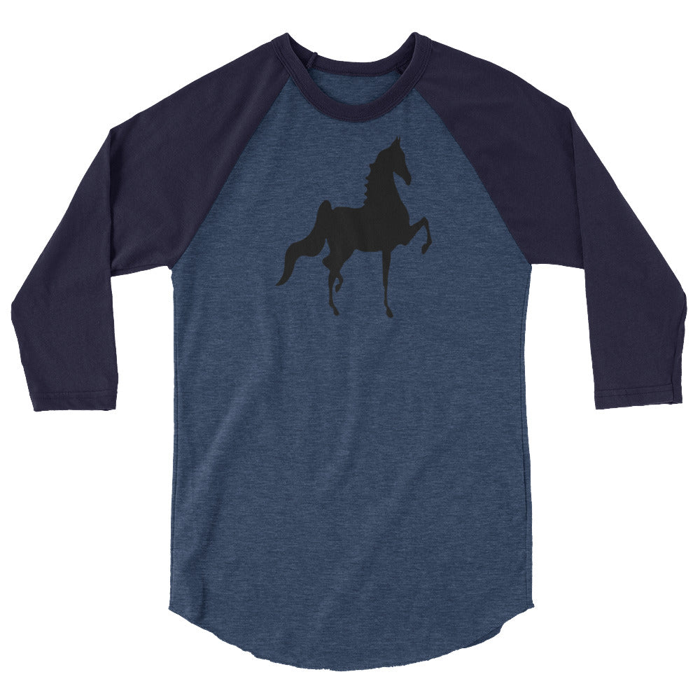 Saddlebred 3/4 Raglan Shirt - AdeleEmbroidery