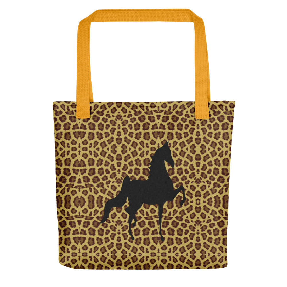 Saddlebred Leopard Tote bag - AdeleEmbroidery